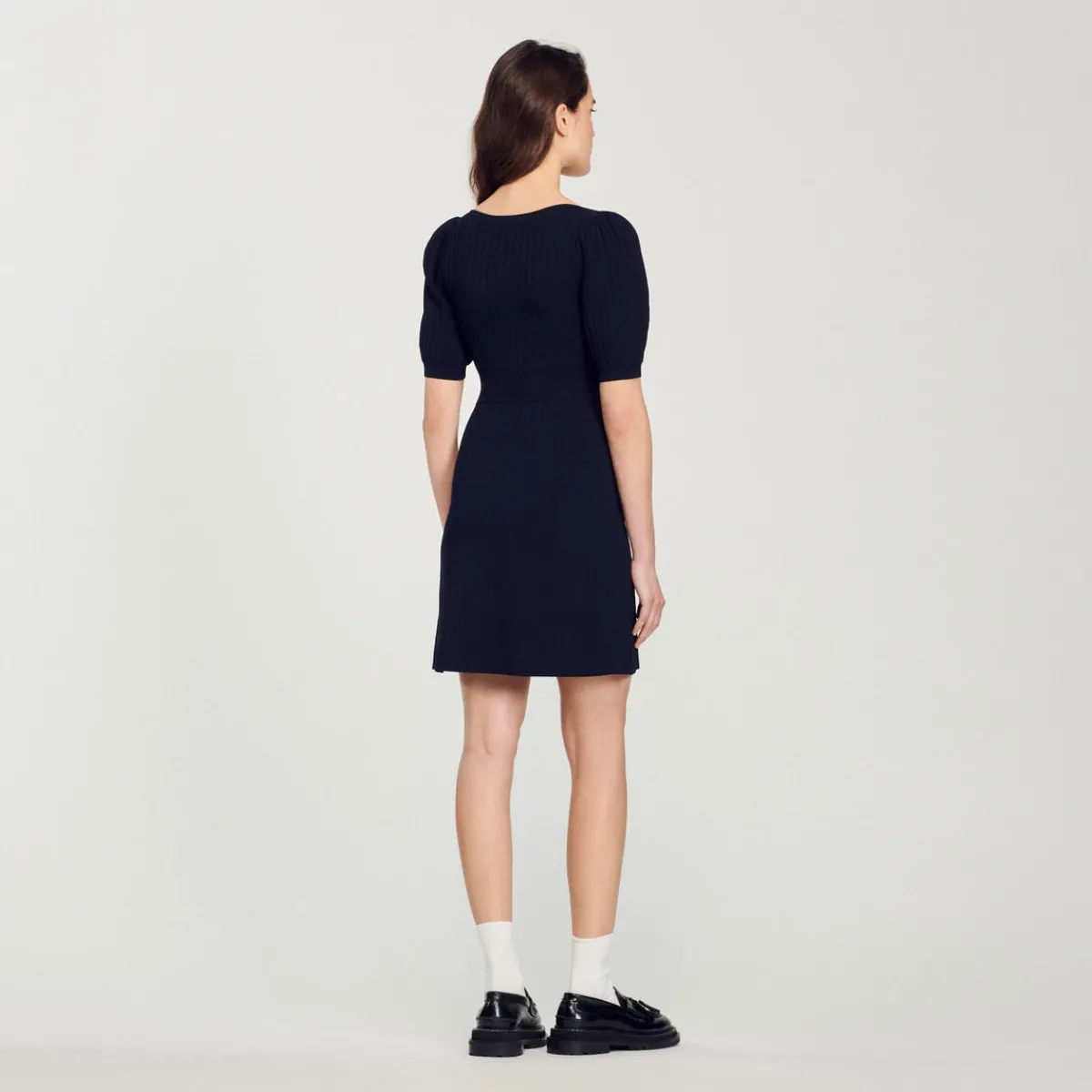 Best Sale Balloon-Sleeved Dress Women Dresses