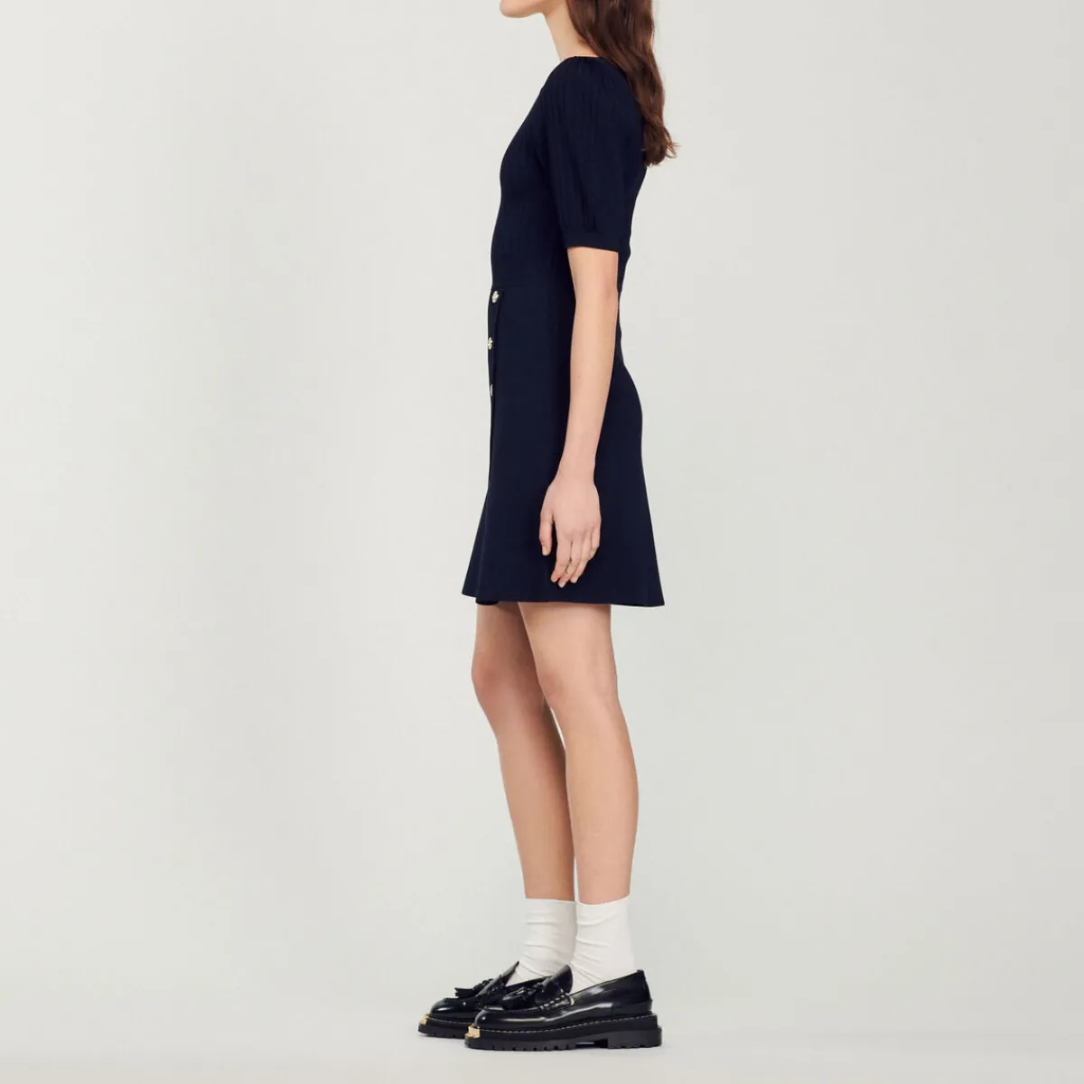 Best Sale Balloon-Sleeved Dress Women Dresses