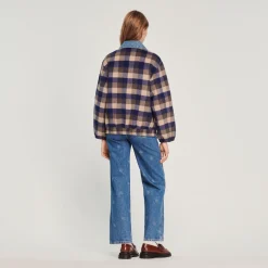Sale Checked Coat Women Coats