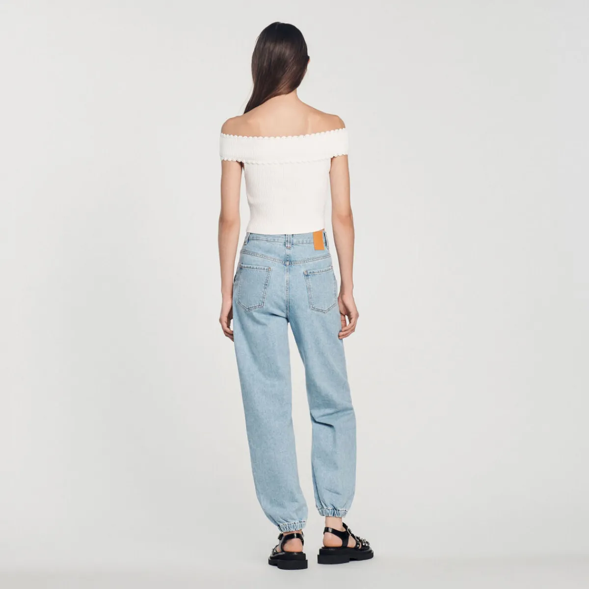 Outlet Cropped Knit Top Women Sweaters & Cardigans