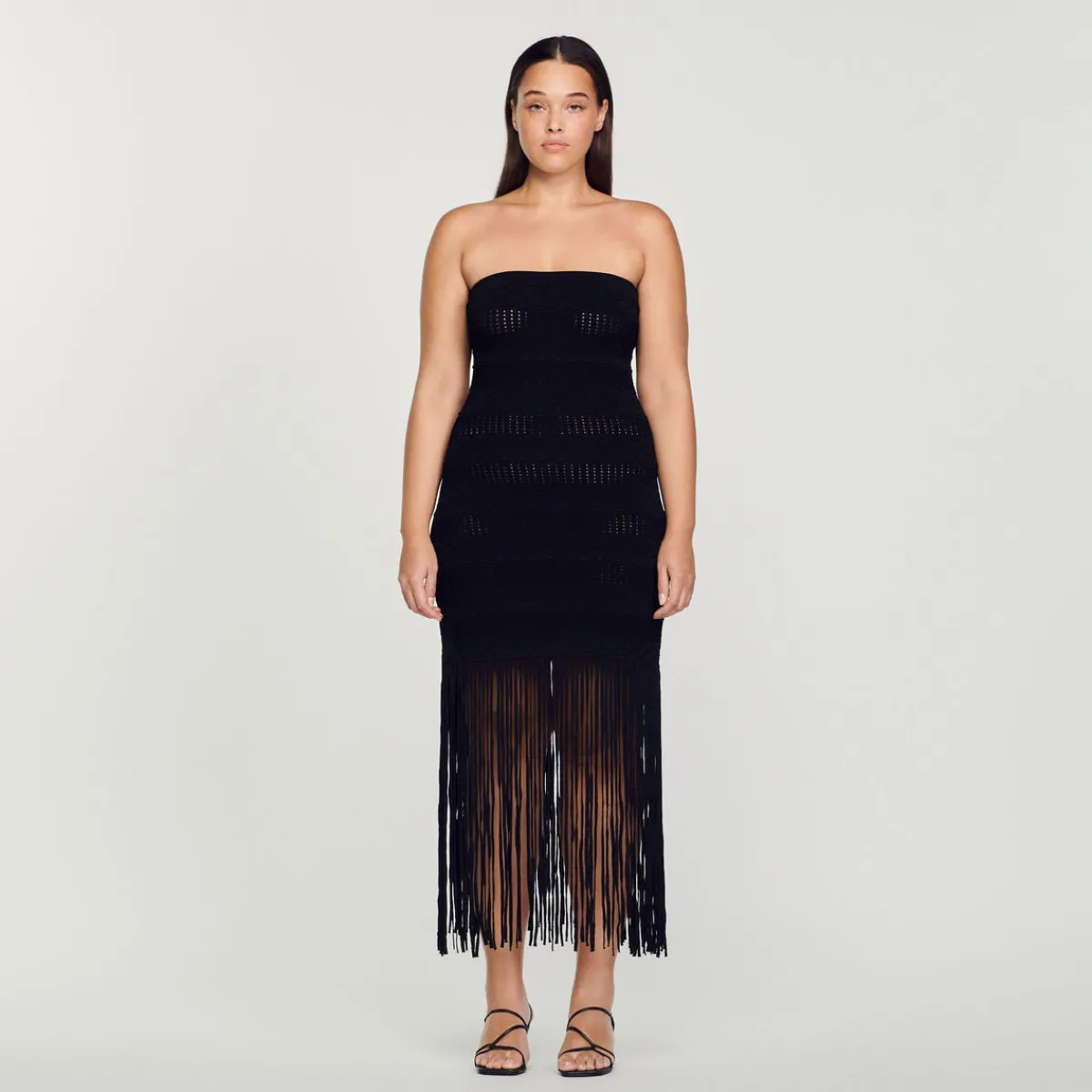 Fashion Fringed Bustier Dress Women Dresses