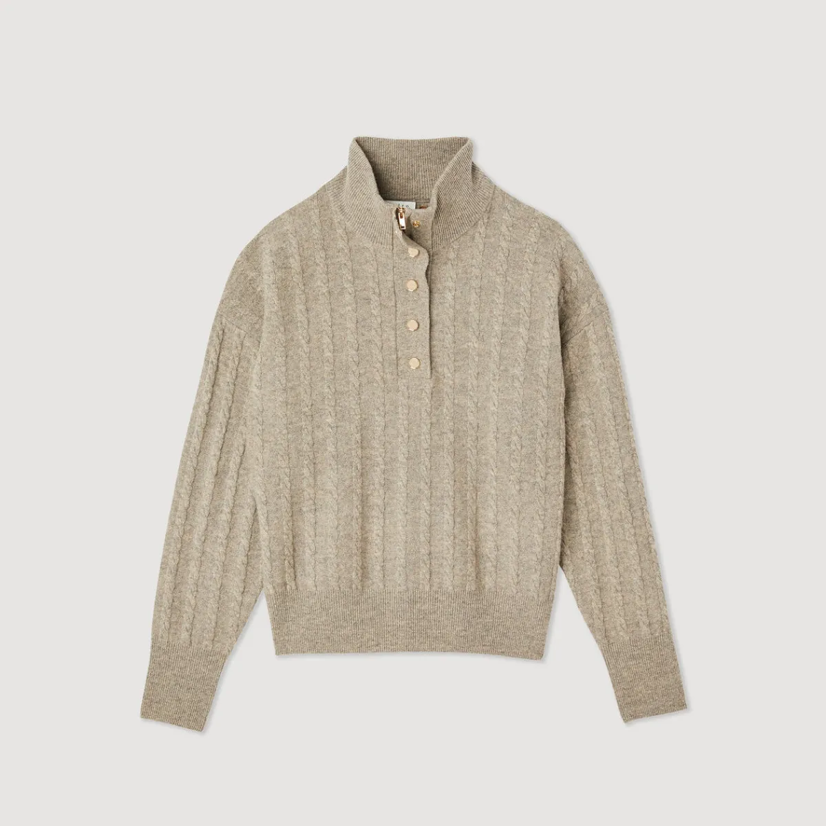 Discount High-Neck Sweater Women Matching Sets