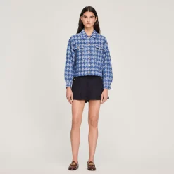 Clearance Houndstooth Jacket Women Jackets & Blazers