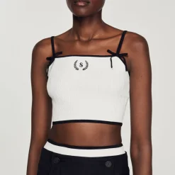 Clearance Knitted Crop Top Women Matching Sets
