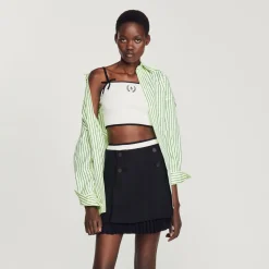 Clearance Knitted Crop Top Women Matching Sets