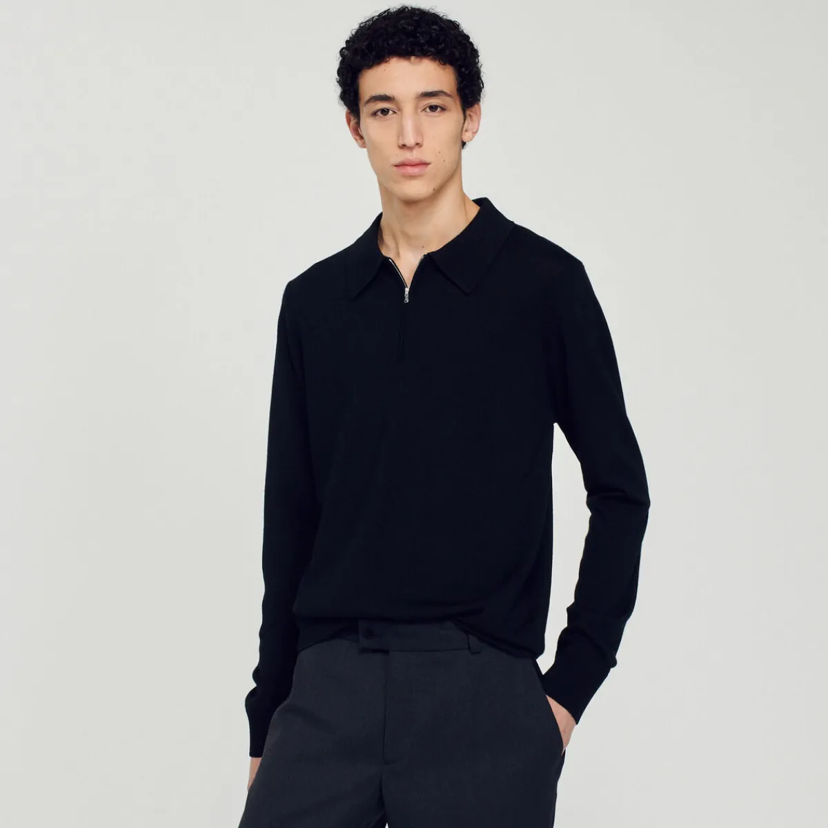 Hot Knitted Polo Sweater Men Sweaters & Cardigans
