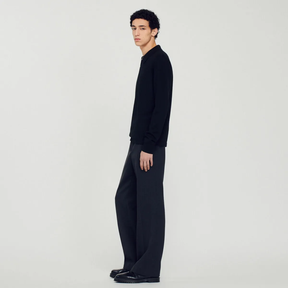 Hot Knitted Polo Sweater Men Sweaters & Cardigans