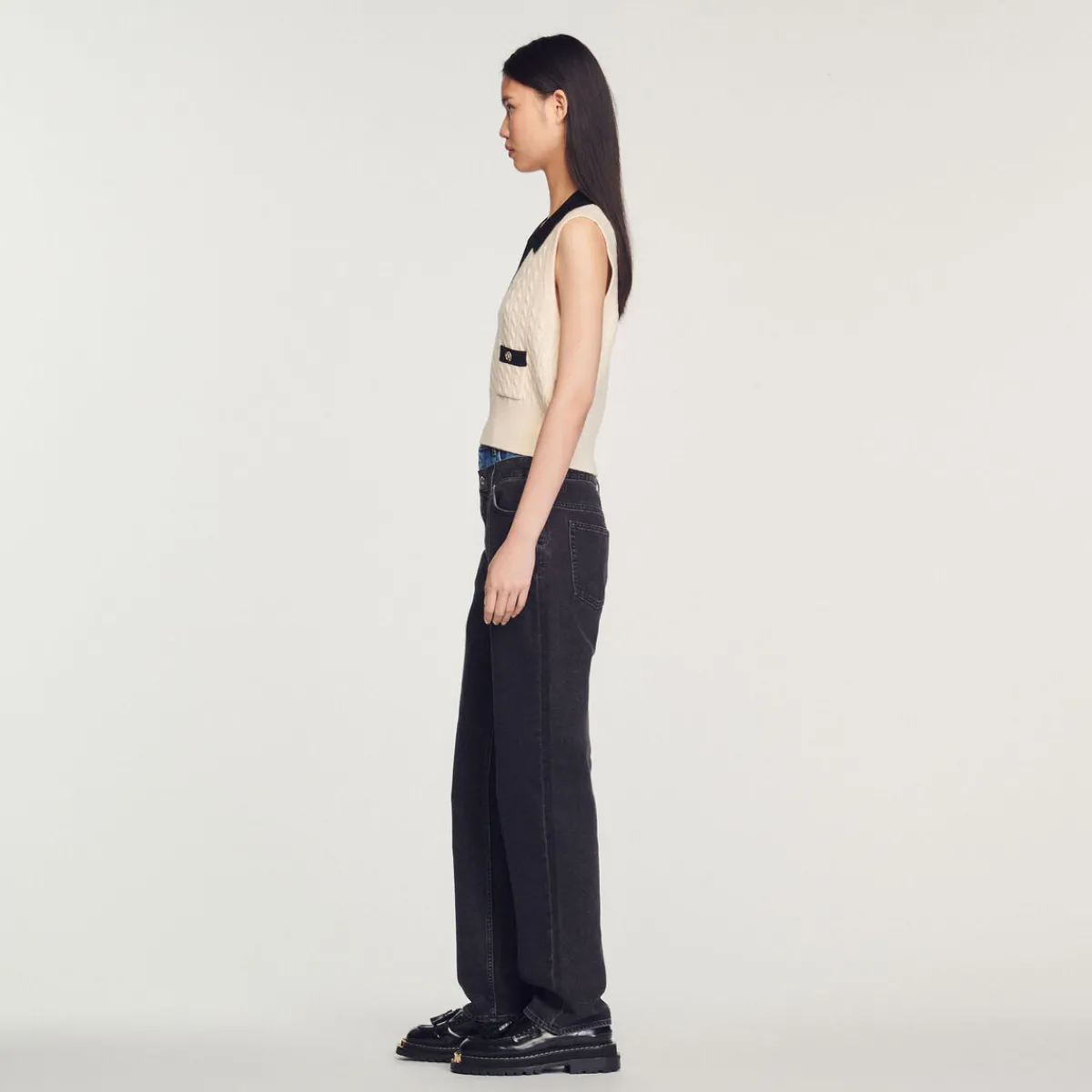 Store Knitted Polo Sweater Women Sweaters & Cardigans
