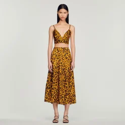 Clearance Leopard Bralette Top Women Matching Sets