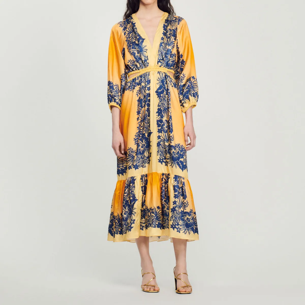 New Long Hawaii Print Dress Women Dresses
