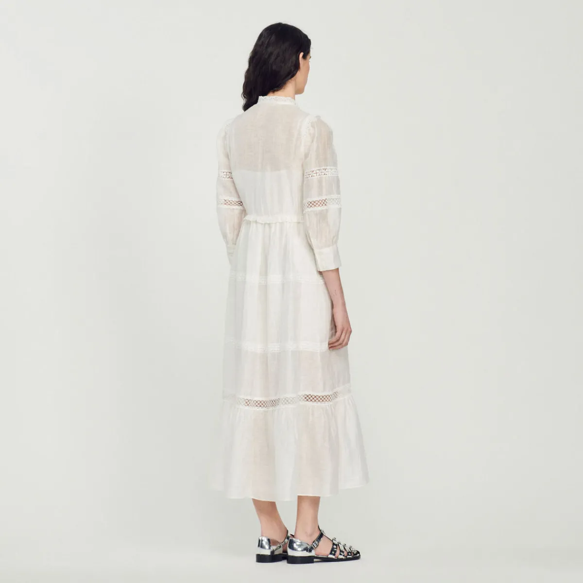 Online Long Lace Dress Women Dresses