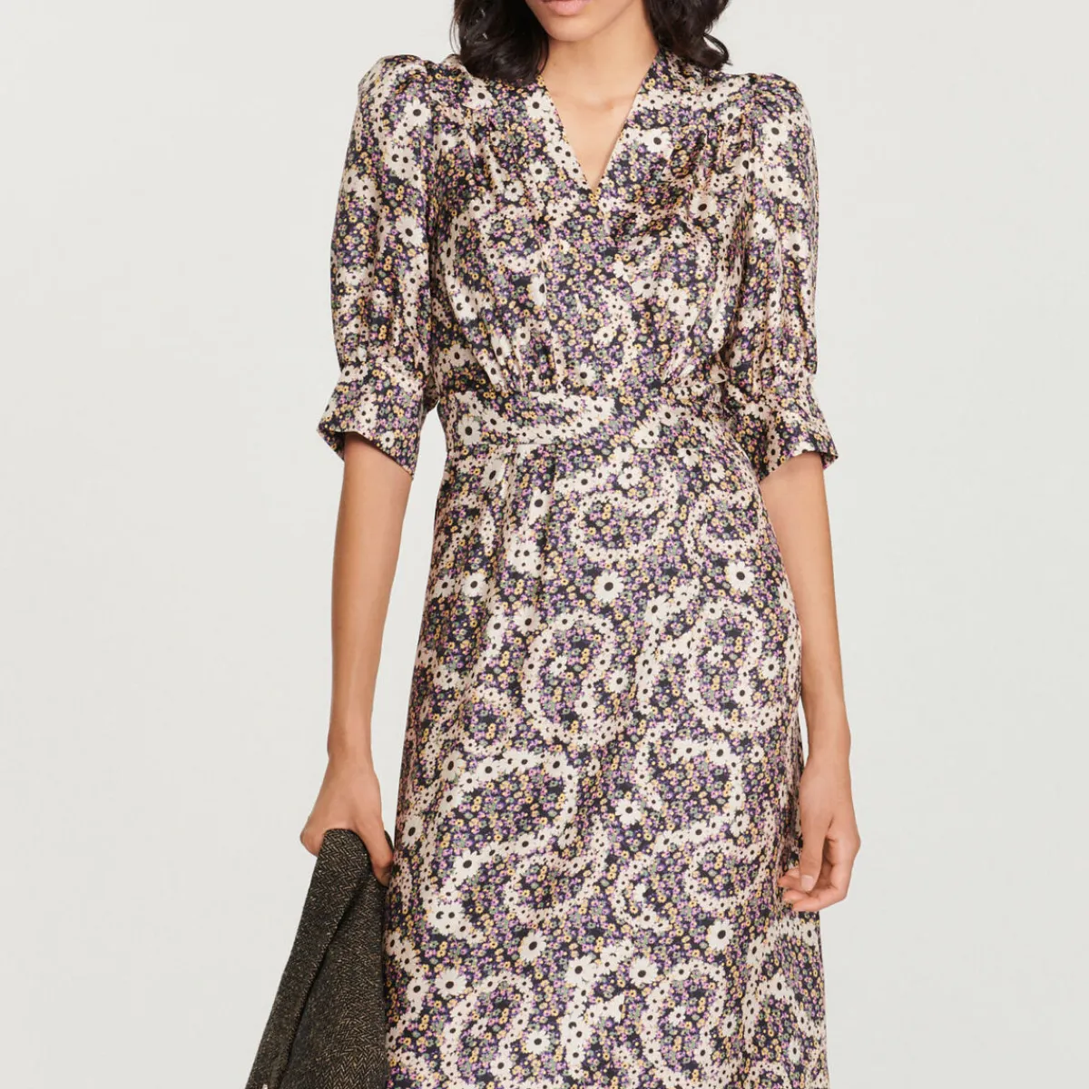 Flash Sale Long Paisley Printed Dress Women Dresses