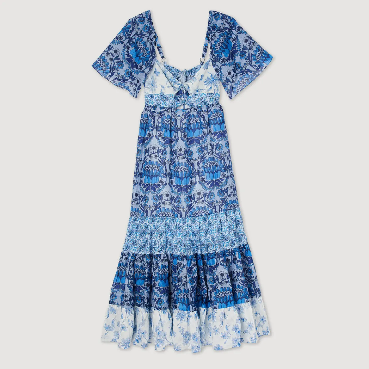 Clearance Long Scarf Print Dress Women Dresses
