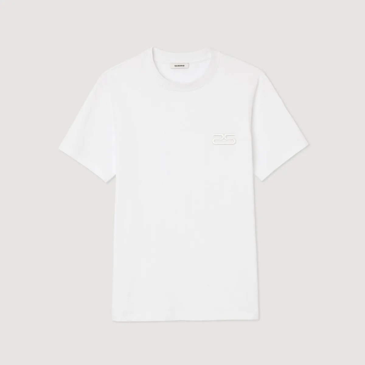 Shop Organic Cotton T-Shirt With Embroidery Men T-Shirts & Polos