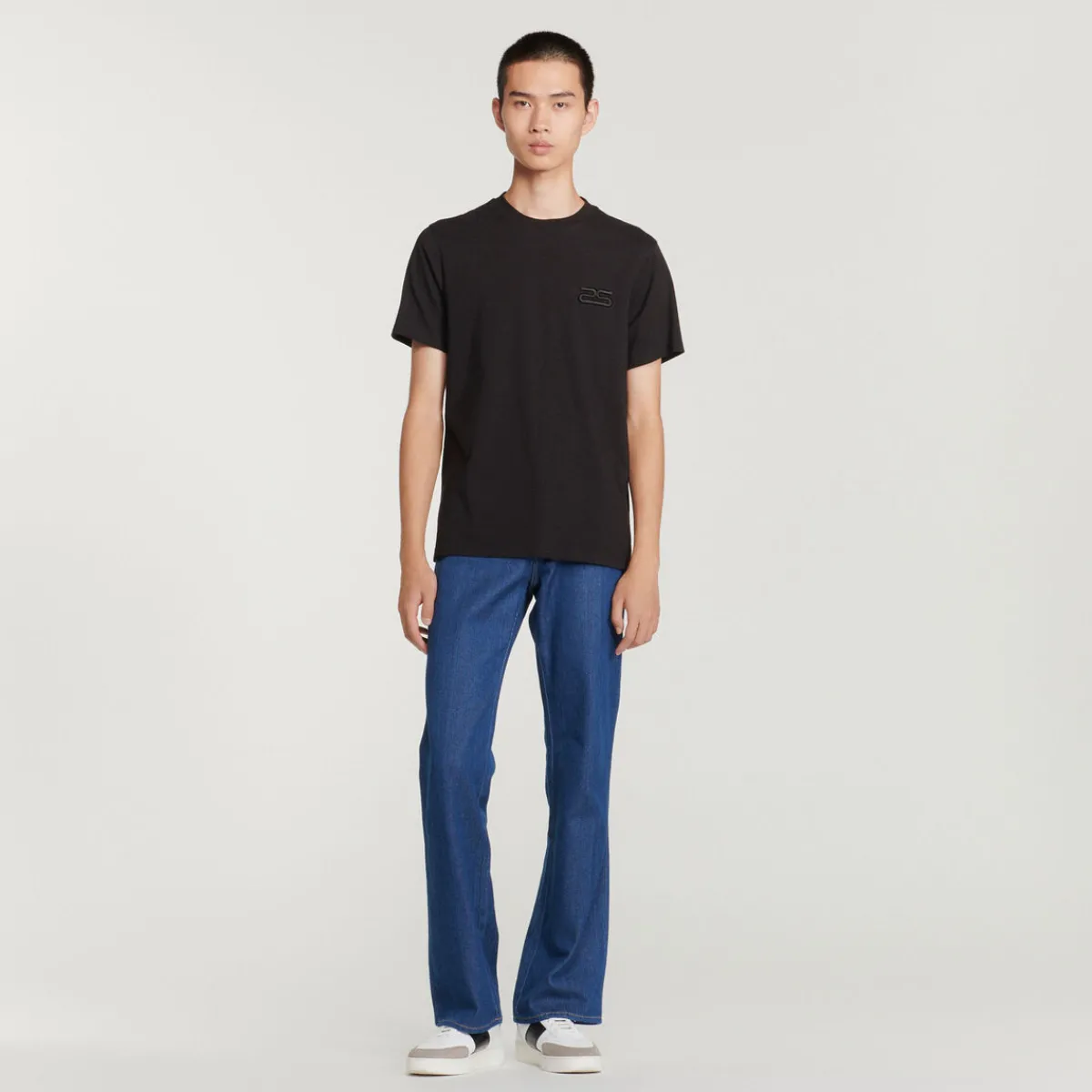 Outlet Organic Cotton T-Shirt With Embroidery Men T-Shirts & Polos