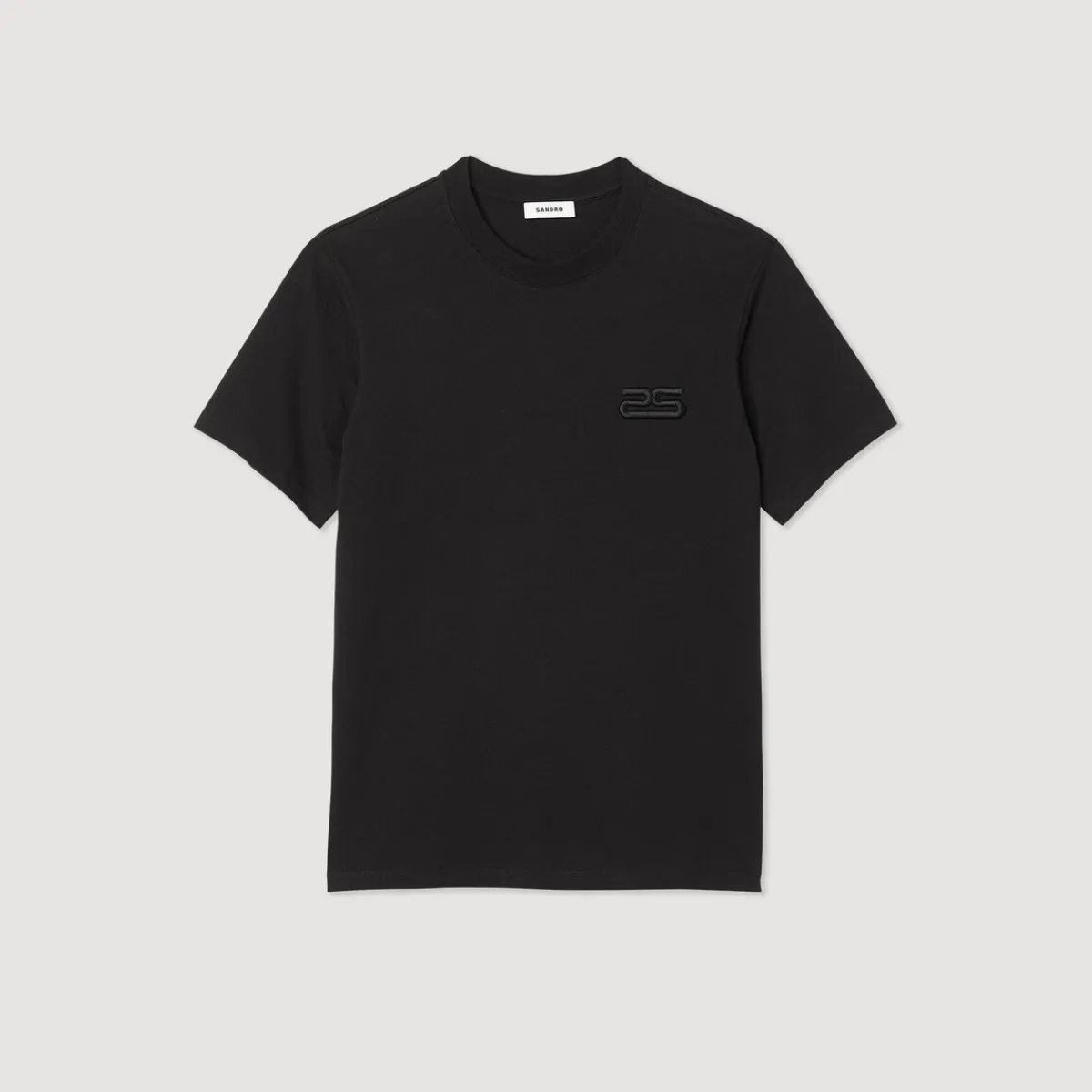 Outlet Organic Cotton T-Shirt With Embroidery Men T-Shirts & Polos