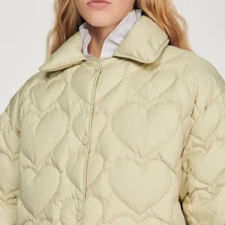 New Oversized Padded Jacket With Hearts Women Coats