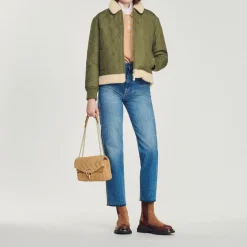 Flash Sale Padded Coat With A Fur-Lined Collar Women Coats