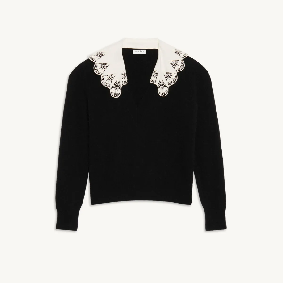 Sale Poplin Collar Sweater Women Sweaters & Cardigans