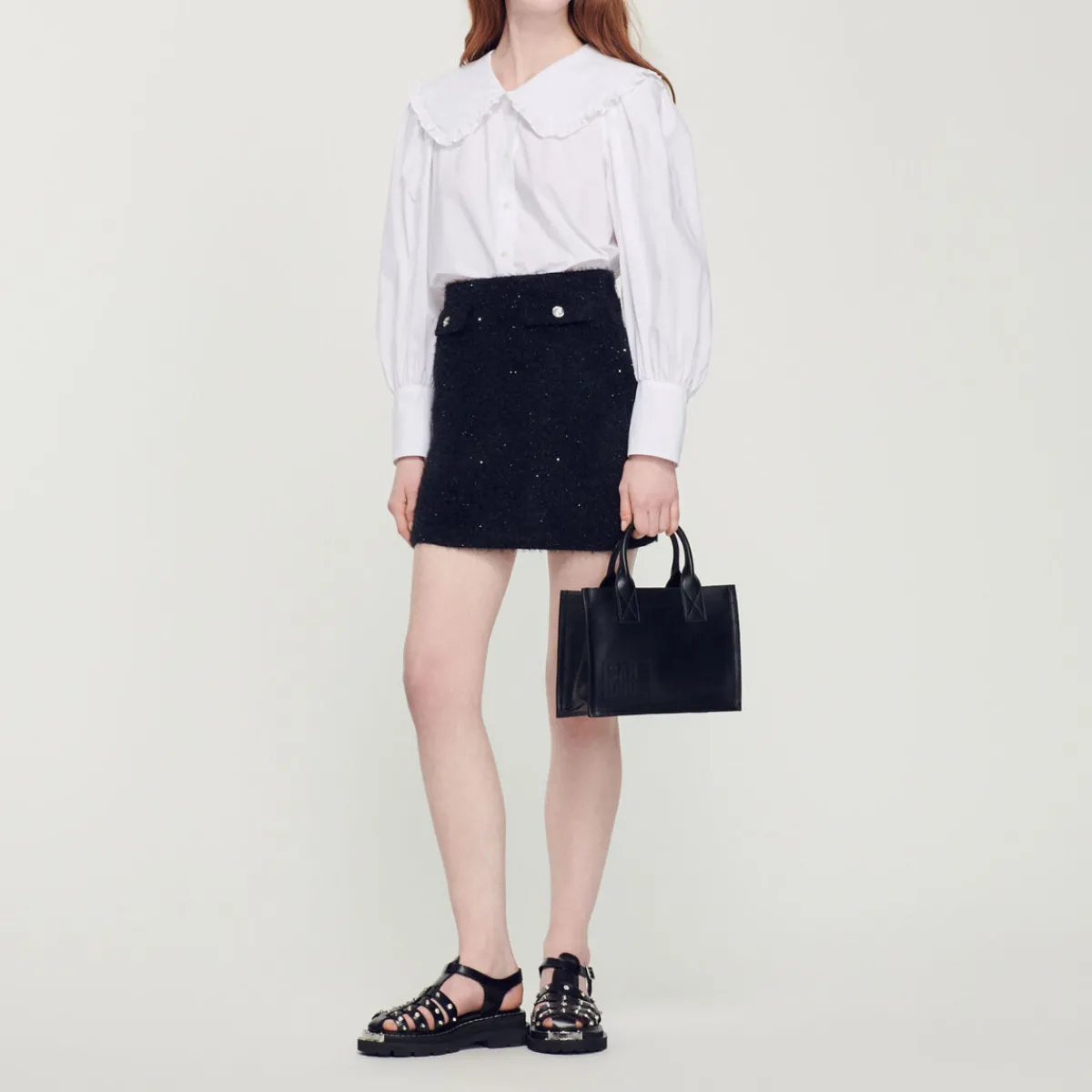 Store Poplin Shirt With Peter Pan Collar Women Tops & Shirts