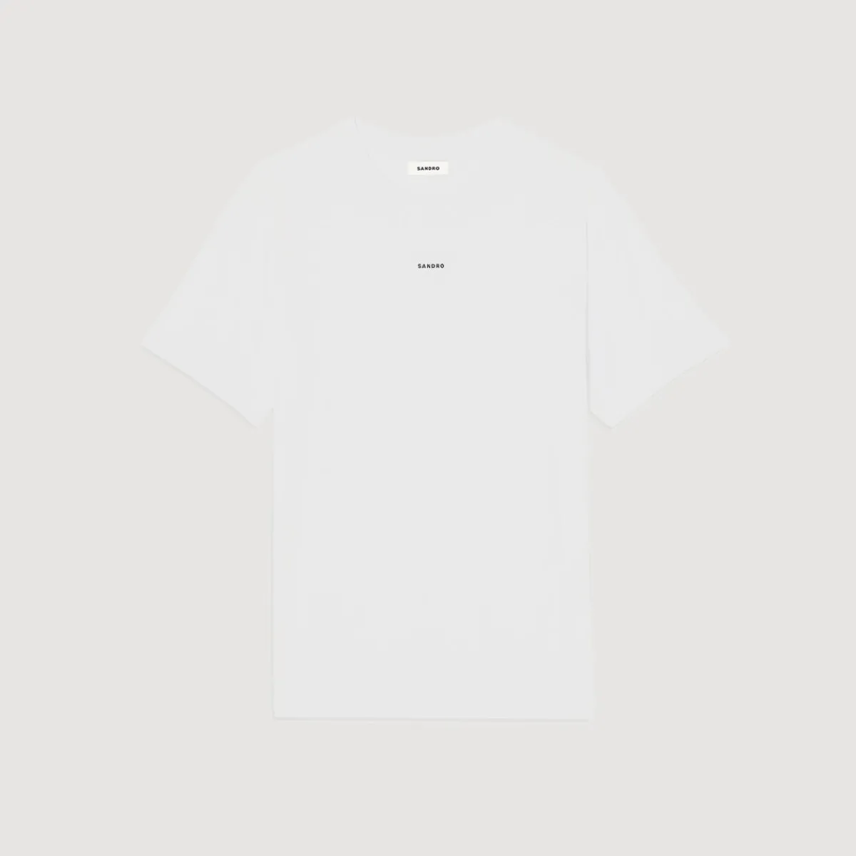 New Sandro Embroidered T-Shirt Men T-Shirts & Polos