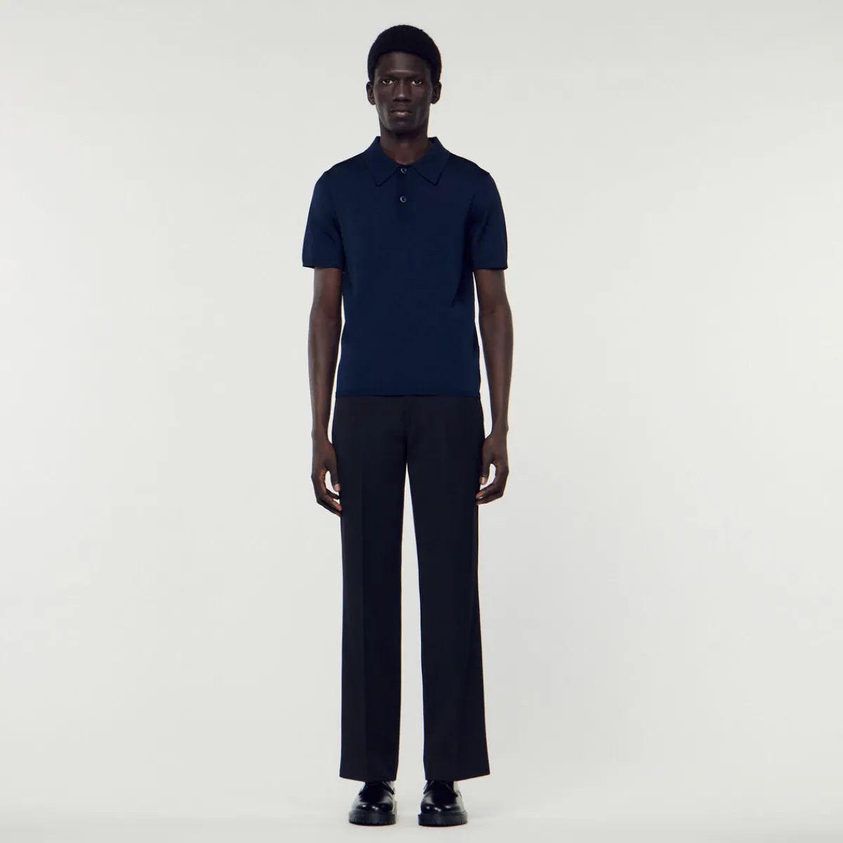 Cheap Short-Sleeve Knitted Polo Shirt Men T-Shirts & Polos