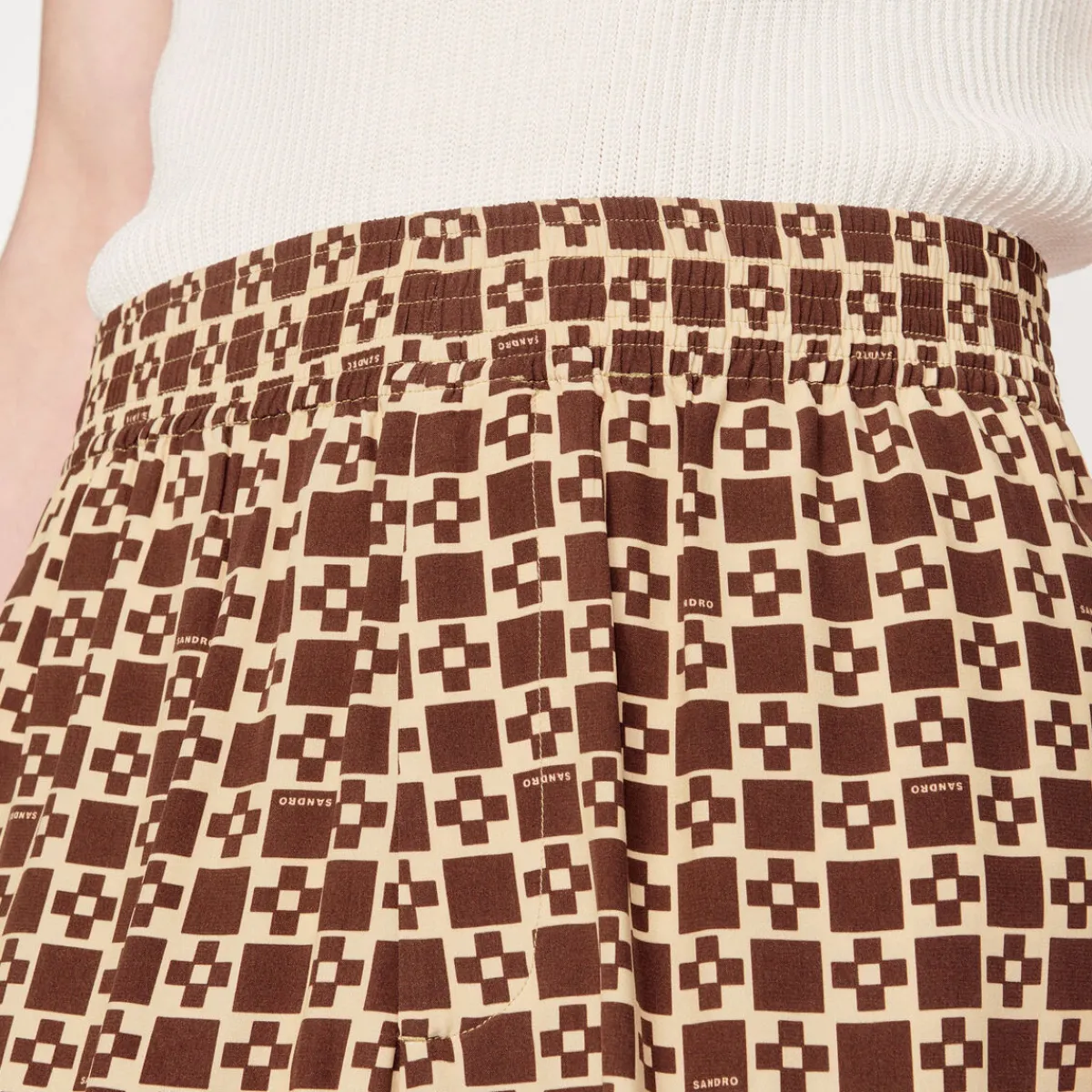 Best Sale Square Cross Printed Shorts Men Pants & Shorts