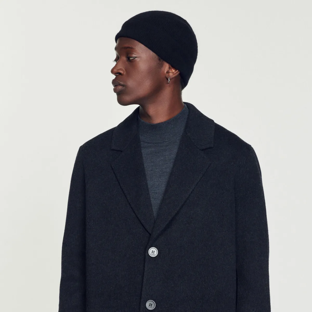 Best Straight-Cut Wool Coat Men Coats