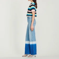Shop Striped Cropped Cardigan Women Sweaters & Cardigans