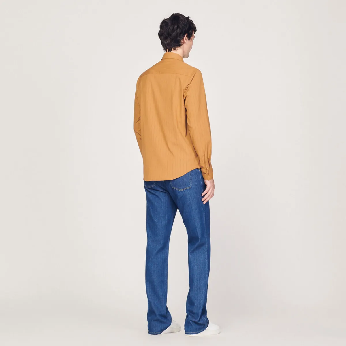 Store Striped Flowing Shirt Men Shirts