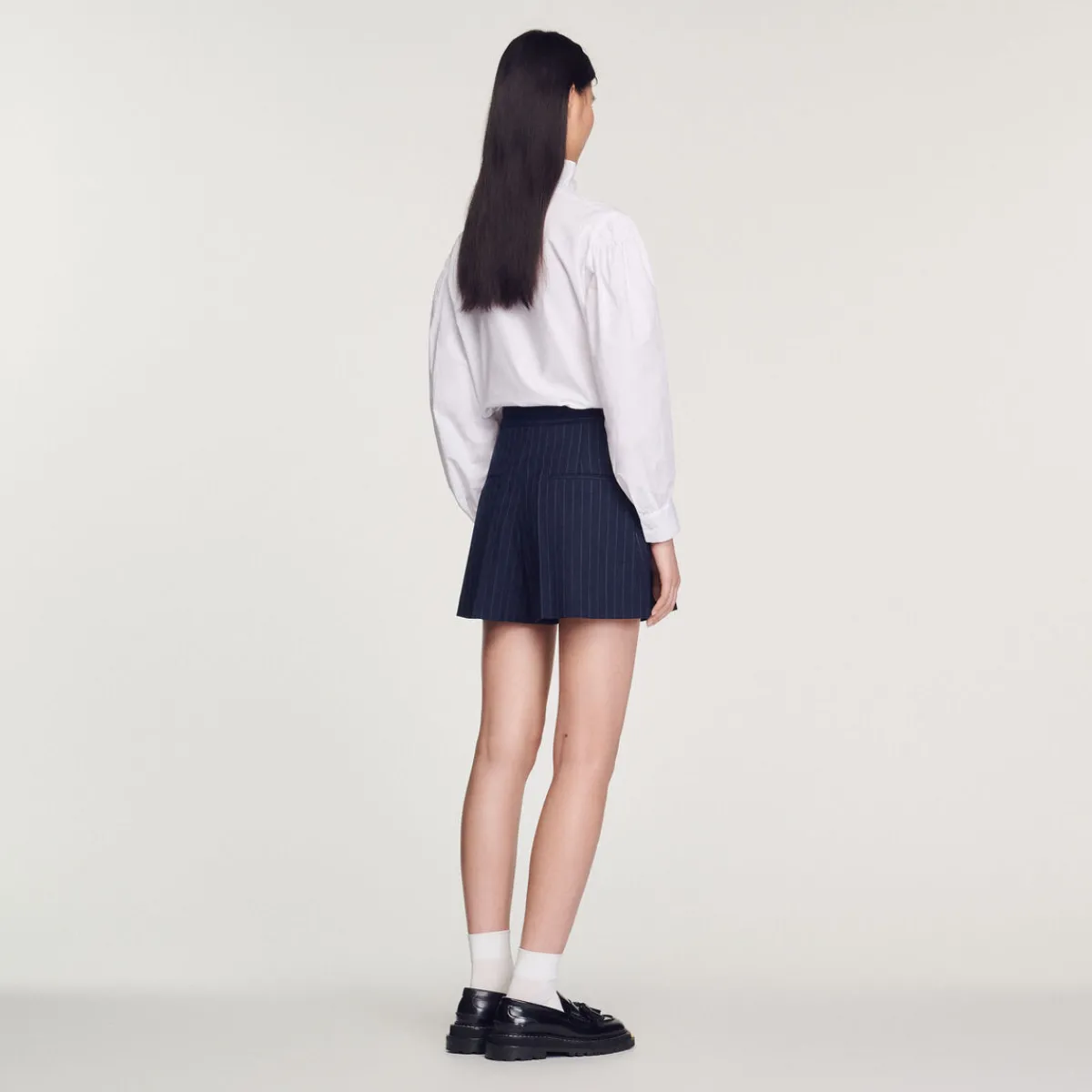 Cheap Striped Tailored Shorts Women Matching Sets