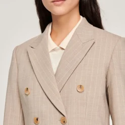 Best Tailored Pinstripe Jacket Women Matching Sets