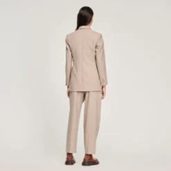 Best Tailored Pinstripe Jacket Women Matching Sets