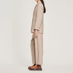 Best Tailored Pinstripe Jacket Women Matching Sets