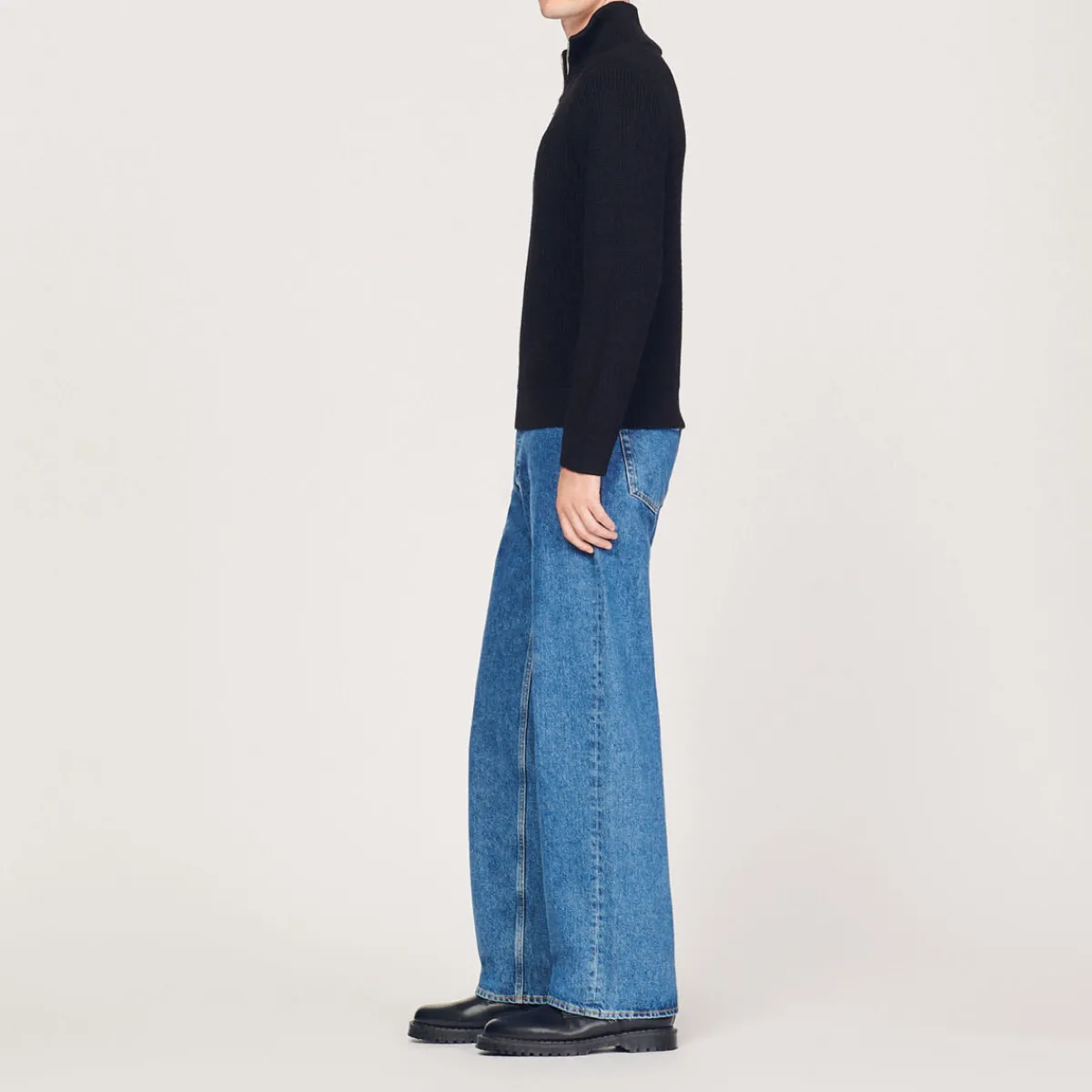 Cheap Trucker-Neck Sweater Men Sweaters & Cardigans