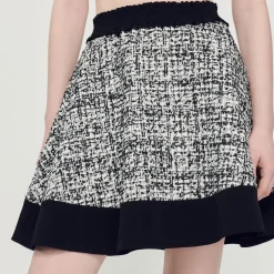 Sale Tweed Skater Skirt Women Matching Sets