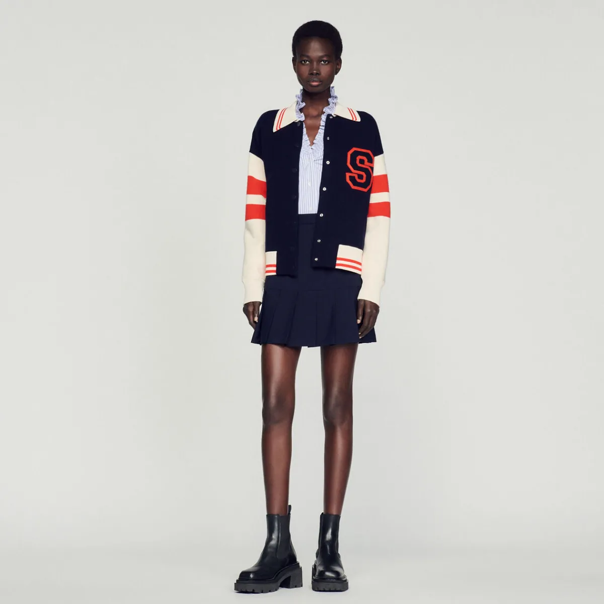 Shop Varsity Coatigan Women Sweaters & Cardigans