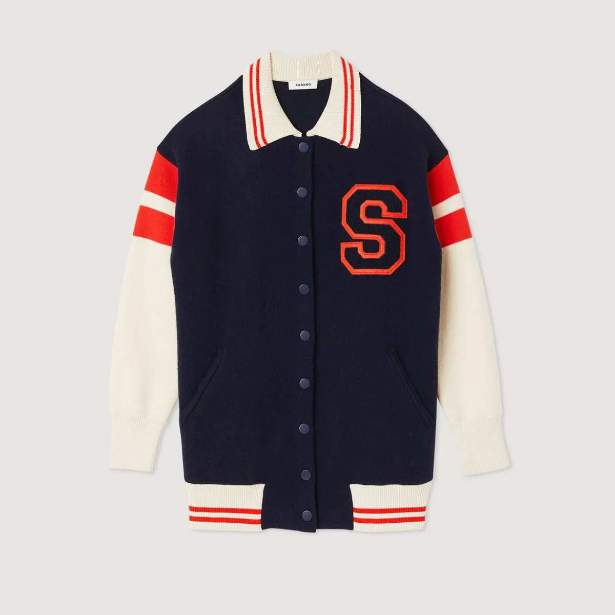 Shop Varsity Coatigan Women Sweaters & Cardigans
