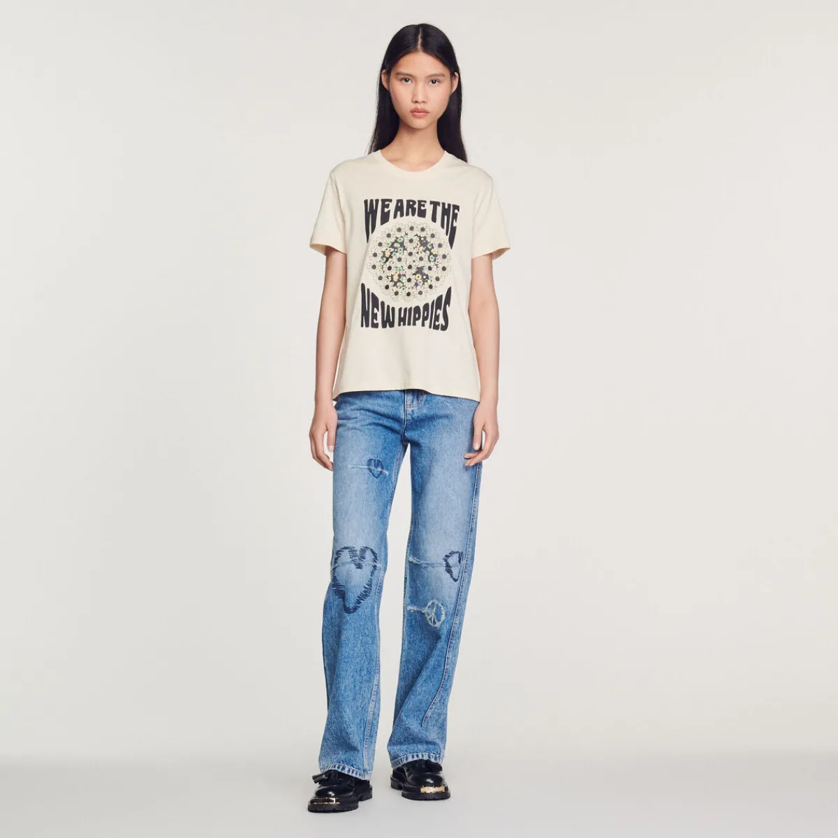 Online We Are The New Hippies T-Shirt Women T-Shirts