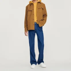 Shop Wool Overshirt Men Shirts