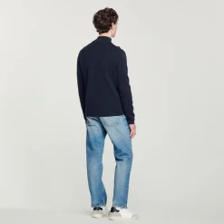 Cheap Wool Sweater With Zipped Collar Men Sweaters & Cardigans