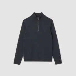 Cheap Wool Sweater With Zipped Collar Men Sweaters & Cardigans