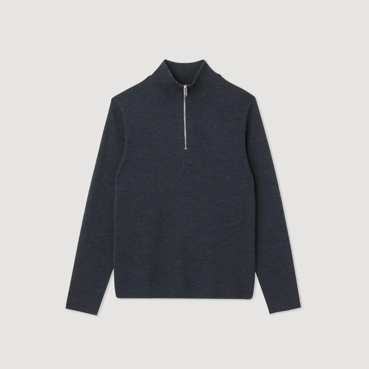 Cheap Wool Sweater With Zipped Collar Men Sweaters & Cardigans